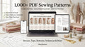 1,000+ PDF Sewing Patterns Bundle | Dresses, Tops, Bottoms & More