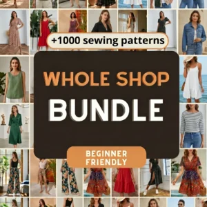 complete sewing pattern bundle — 1,000+ pdf patterns