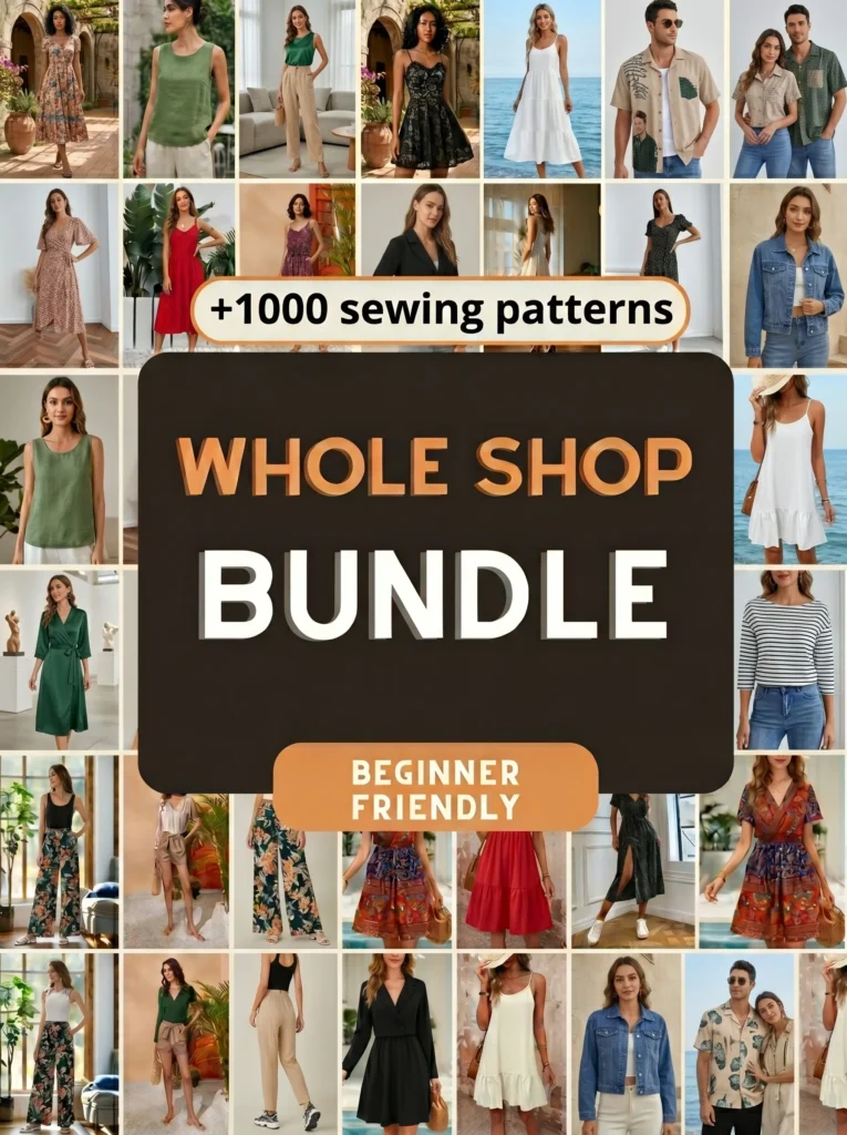 Complete Sewing Pattern Bundle — 1,000+ PDF Patterns