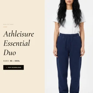 Athleisure Essential Duo sewing pattern - PDF instant download