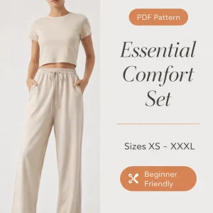 Essential Comfort Set sewing pattern - PDF instant download