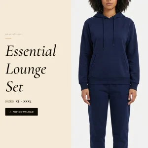 Essential Lounge Set sewing pattern - PDF instant download