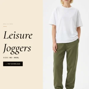 Leisure Joggers sewing pattern - PDF instant download
